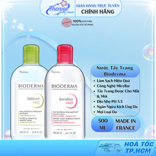  Nước Tẩy Trang Bioderma Créaline & Sensibio H2O Dành Cho Mọi Loại Da 500ml 