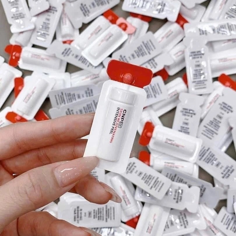 Combo 3 ống Peel tái tạo da chuyên sâu CNP Rx Skin Rejuvenating Intensive Peel giúp căng bóng da xóa