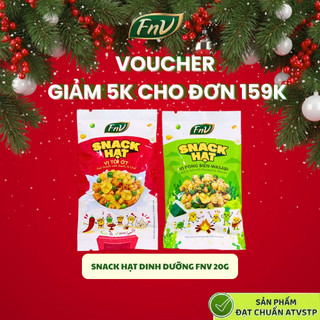 Snack hạt dinh dưỡng FNV 20g mix vị rong biển wasabi và vị tỏi ớt ăn vặt healthy giàu dinh dưỡng 