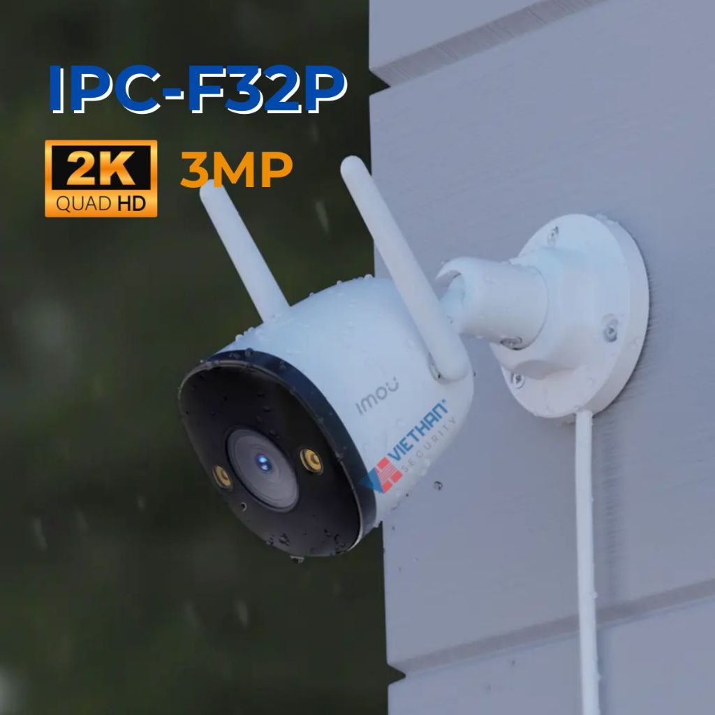 Camera ngoài trời  IMOU Bullet 2C IPC – F32P 3MP chuẩn 2K