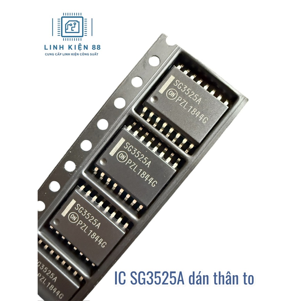 2 con IC SG3525ADW SG3525 3525 thân to dán mới chính hãng ST