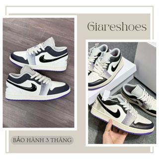 Giày Thể Thao Rắn Đế Tím Nam Nữ, Giày Sneaker Cổ Thấp Nam Nữ Dễ Phối Đồ || JA 07