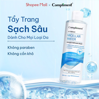 Nước Tẩy Trang Compliment Micellar Water Sạch Sâu Dịu Nhẹ & Giữ Ẩm Dành Cho Mọi Loại Da 400ml