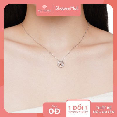 RABBIT TALES - Dây chuyền Vàng 10K đá CZ Little Aura DCBZ056 Huy Thanh Jewelry