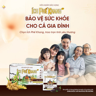  Viên ngậm ho bảo họng Ích Phế Khang Tất Thành Pharma - Giảm ho bổ phế tiêu đờm 