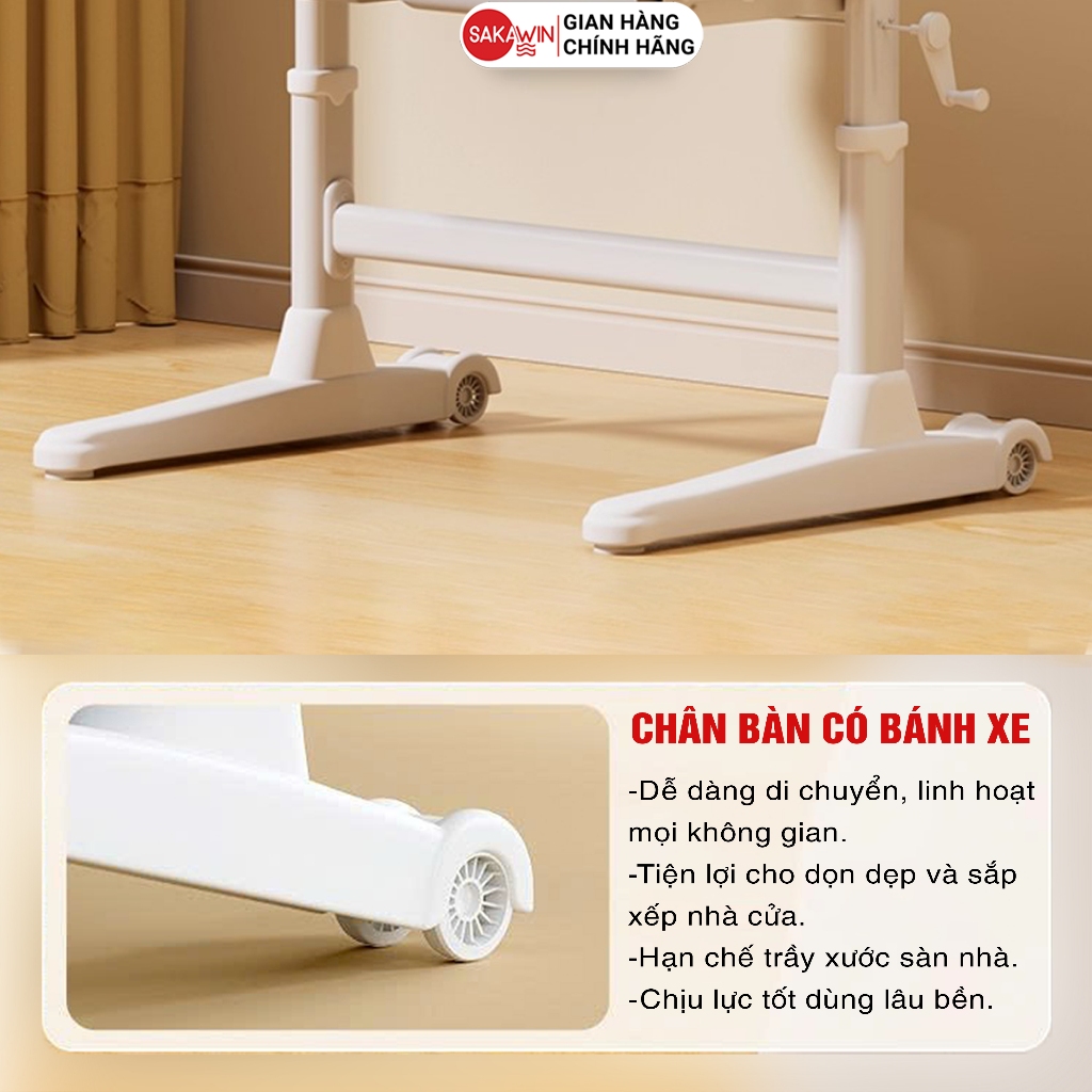 (BẢN ĐẶC BIỆT) Bộ bàn học sinh cao cấp Sakawin S110 Bàn học thông minh chống gù chống cận cho bé. | BigBuy360 - bigbuy360.vn