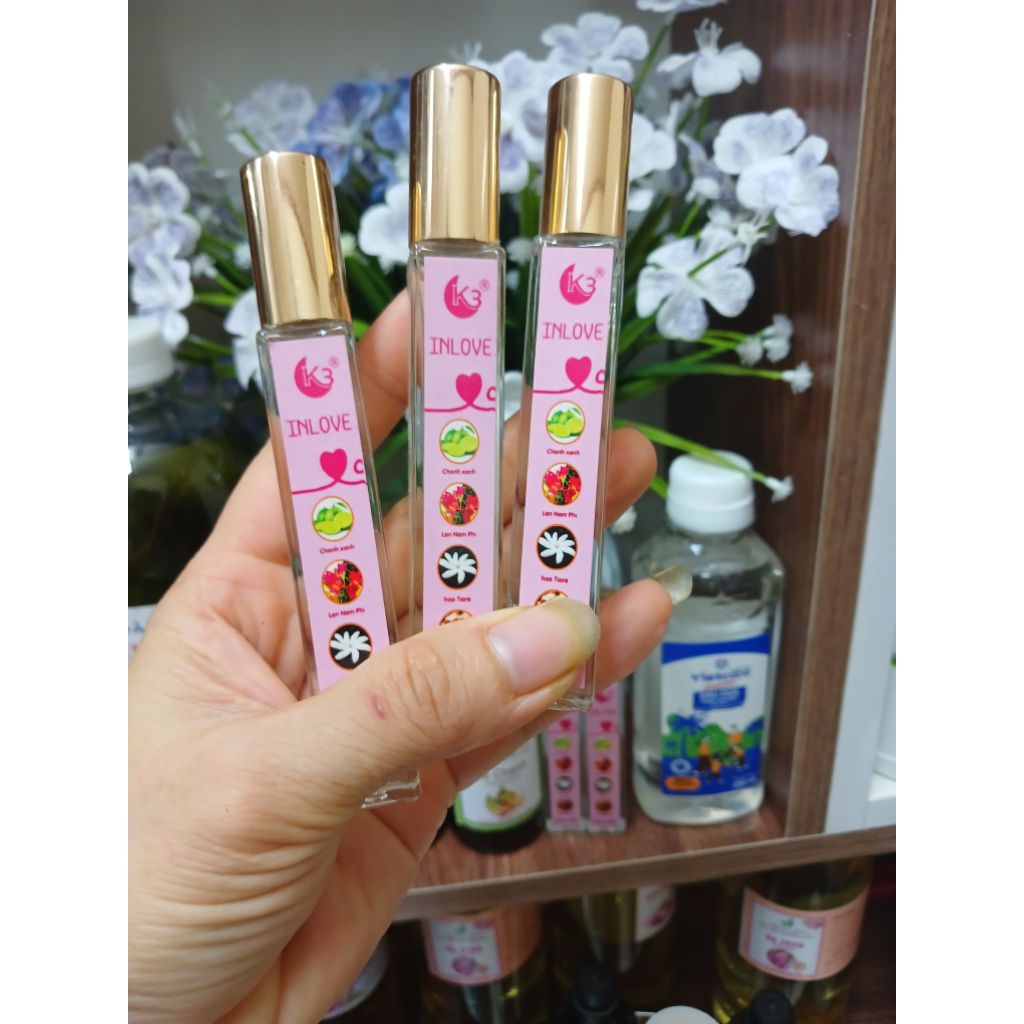 COM BO 10 CHAI NƯỚC HOA INLOVE thơm ngọt ngào quyến rũ chai xịt 10ml