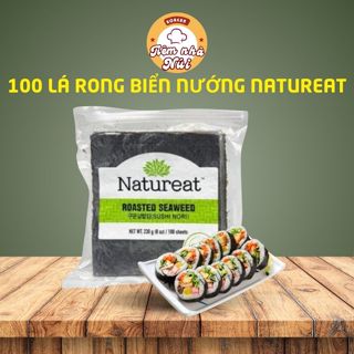  100 LÁ RONG BIỂN NATUREAT CUỘN CƠM CUỘN KIMBAP CJ FOOD 230G 