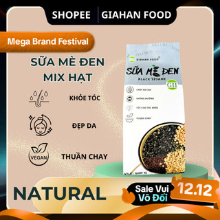  Sữa mè đen giúp tóc khỏe gồm : yến mạch đậu đen xanh lòng đậu nành gạo lứt 500g 
