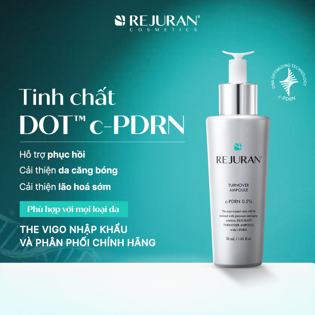 [CHỐNG LÃO HÓA] Tinh Chất DOT c-PDRN Hỗ Trợ Phục Hồi, Giúp Căng Bóng Cải Thiện Lão Hóa Sớm Rejuran Turnover Ampoule 30ml | BigBuy360 - bigbuy360.vn