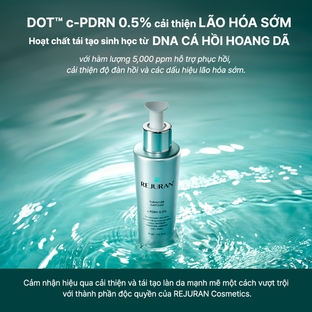 [CHỐNG LÃO HÓA] Tinh Chất DOT c-PDRN Hỗ Trợ Phục Hồi, Giúp Căng Bóng Cải Thiện Lão Hóa Sớm Rejuran Turnover Ampoule 30ml | BigBuy360 - bigbuy360.vn