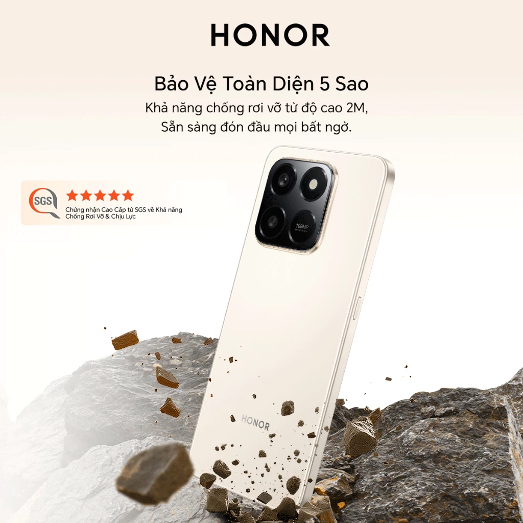 Điện Thoại Di Động HONOR X7d 8GB+256GB Chính hãng | Pin 6500mAh | Camera 108MP | BigBuy360 - bigbuy360.vn