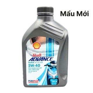  Nhớt Xe Tay Ga 100% tổng hợp Shell Advance Ultra Scooter 5w40 SN MB 