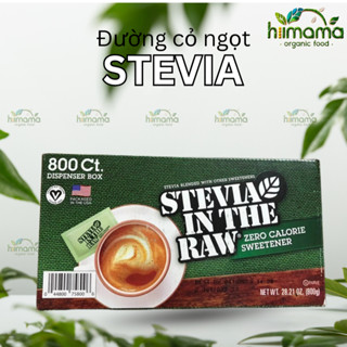  Đường ăn kiêng date 2027 chiết xuất từ lá cỏ ngọt Stevia In The Raw Zero Calorie Sweetener Hàng Mỹ 