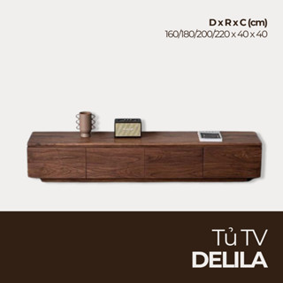  DELILA Tủ Tivi Sang Trọng Thiết Kế Wabi Sabi TTV_003 nhiều kích thước Nội thất HGF HOANG GIANG 