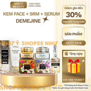  Combo 3 Sản Phẩm Bao Gồm Cặp Kem Ngày Và Đêm Demejine Cùng Sữa Rửa Mặt Dn Plus Và Serum Dn Plus + Qùa 