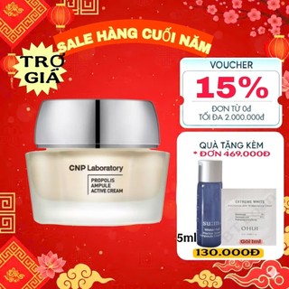    UP Size 75ML + K.M   Kem dưỡng keo ong tái tạo phục hồi ,tái sinh trẻ hóa làn da CNP Laboratory Propolis Active Cream 