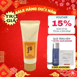  kem tẩy trang whoo vàng Làm sạch lớp trang điểm lì nhất nhẹ nhàng lấy đi bụi bẩn bả nhờn bám lỗ chân lông Cream Cleanser 