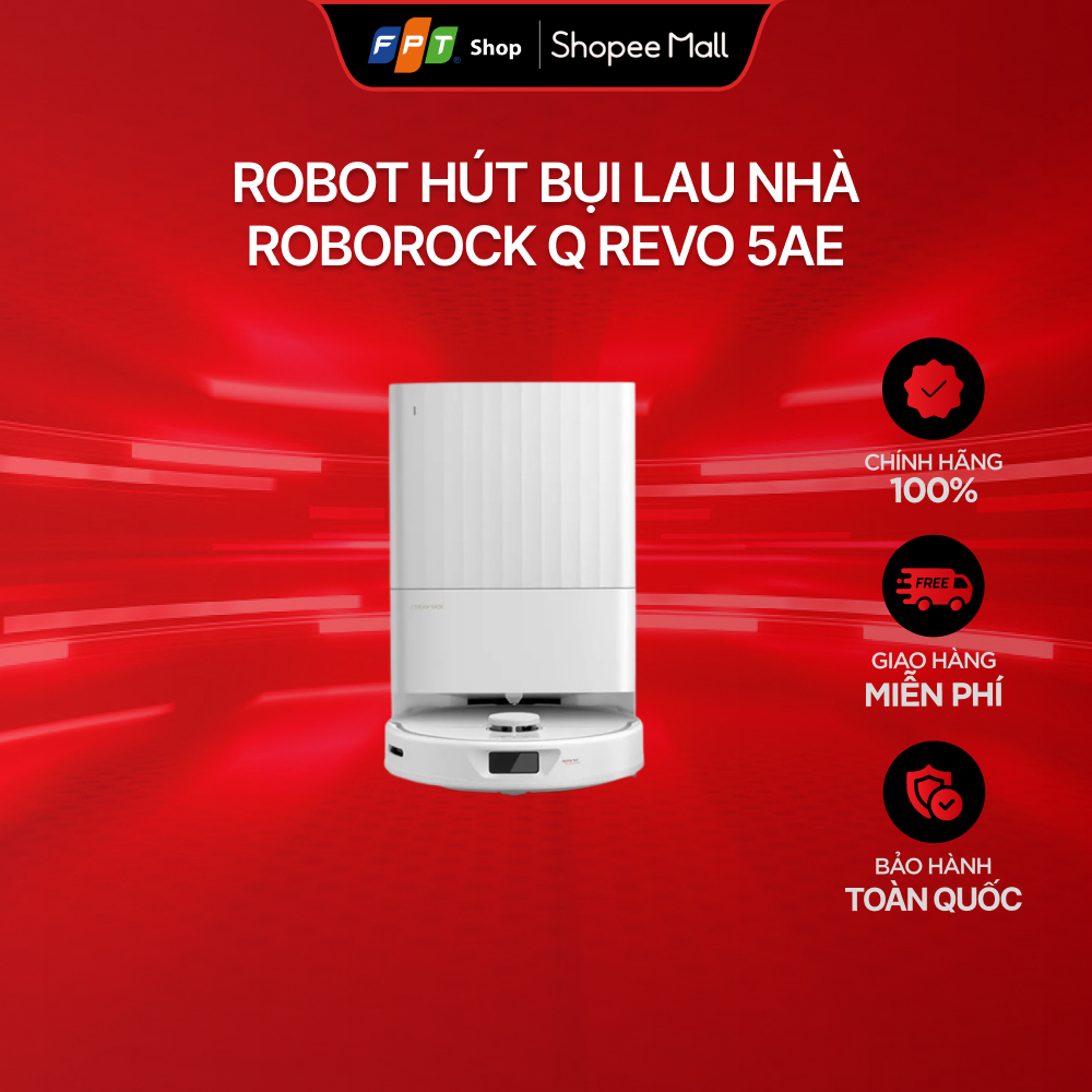 [Chỉ GH tận nơi] Robot hút bụi lau nhà Roborock Q Revo 5AE