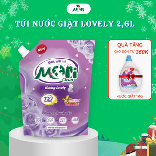  Túi nước giặt xả Mori Clean  đậm đặc thơm lâu 72h không gây ngứa MR071 