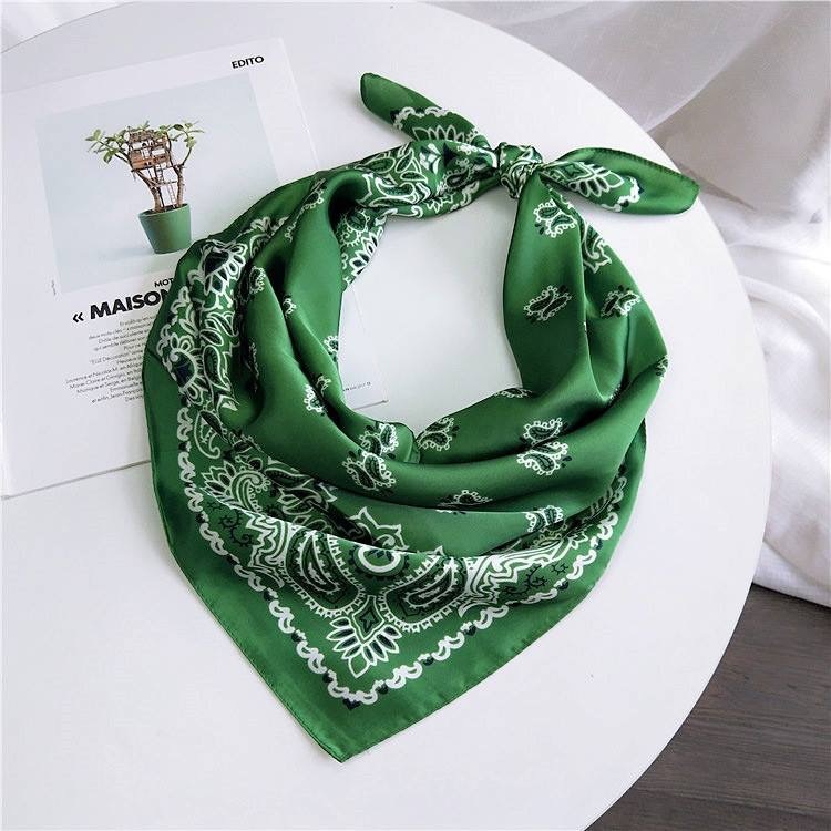 Khăn lụa vuông size 70*70cm - Mã 7059  Lemon