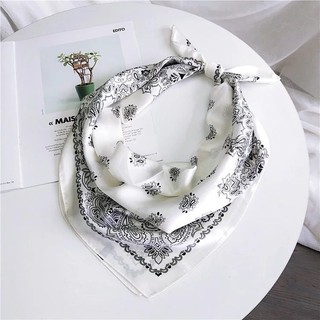 Khăn lụa vuông size 70*70cm - Mã 7059  Lemon