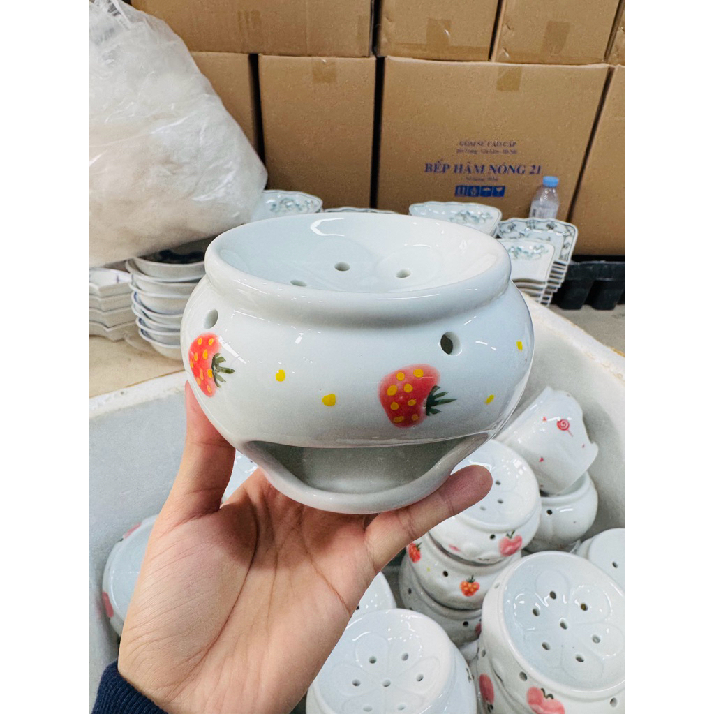 bếp đốt bồ kết hàng bát tràng siêu bền không vỡ bếp bí