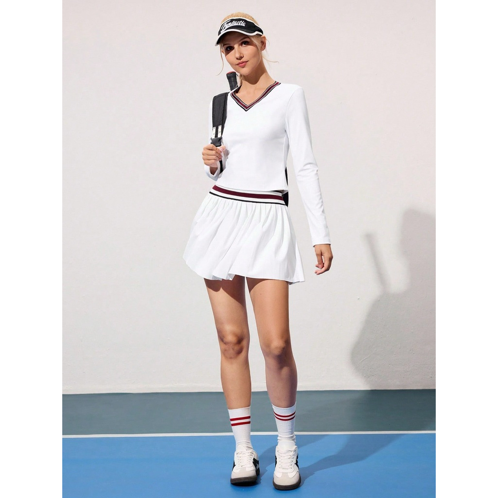 (Hàng order) sét bộ thể thao nữ phù hợp chơi pickleball tennis golf. Hàng order về hàng sau 8-10 ngà