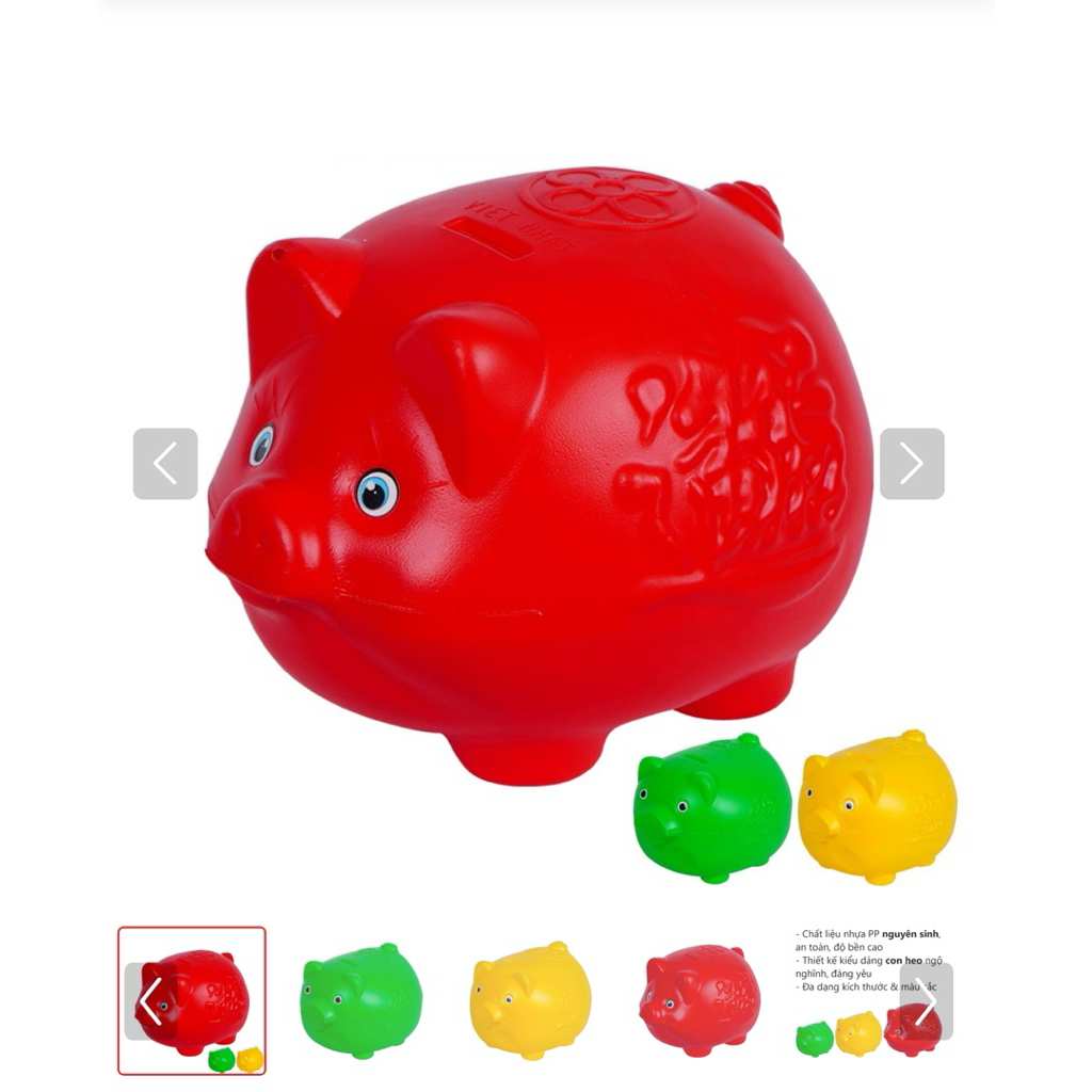 Lợn nhựa heo nhựa tiết kiệm