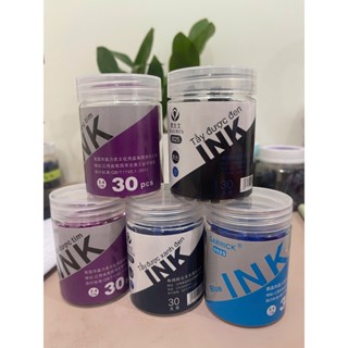 Hộp Ống Mực XOÁ Tặng Kèm 1 Tẩy Mực Dùng Được Với Nhiều Loại Bút Máy, Dễ Sử Dụng Không Gây Lem , Trôi