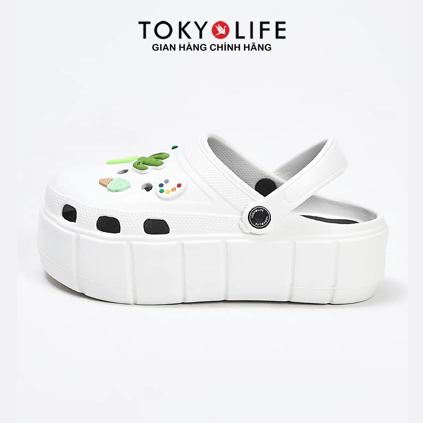 Dép sục TOKYOLIFE đế cao 5cm êm chân siêu nhẹ bám sàn tốt C9SLI005M