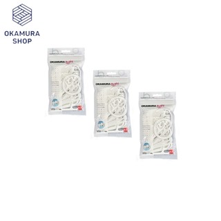 Okamura - Compo 3 gói tăm chỉ nha khoa Asahi 40P (bịch 40 cây)