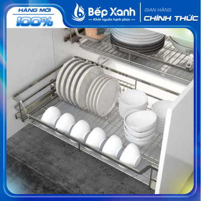 Kệ chén bát tủ dưới Pull-out Ecalite EL-EP9003 - Ngang 90cm - Thép Không Gỉ 304 Cao Cấp
