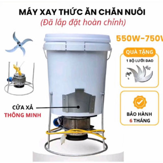 Máy xay thức ăn chăn nuôi , máy băm thái rau củ các loại gia súc BH 6 tháng