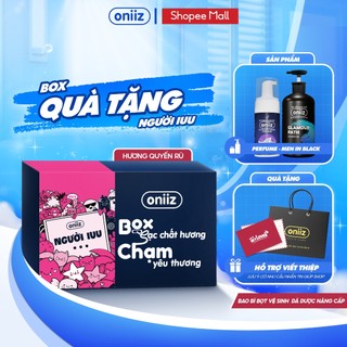  Quà Tặng Người IUU - Hương Quyến Rũ Oniiz | Sữa tắm hương nước hoa Men In Black 500ml Bọt vệ sinh nam giới Perfume 