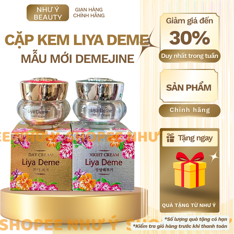 ( Mẫu mới DN ) Combo kem LIYA DEME Hỗ trợ Nám , Tàn nhang 20 gram Cho Nữ Chăm Sóc Da TẶNG QUÀ