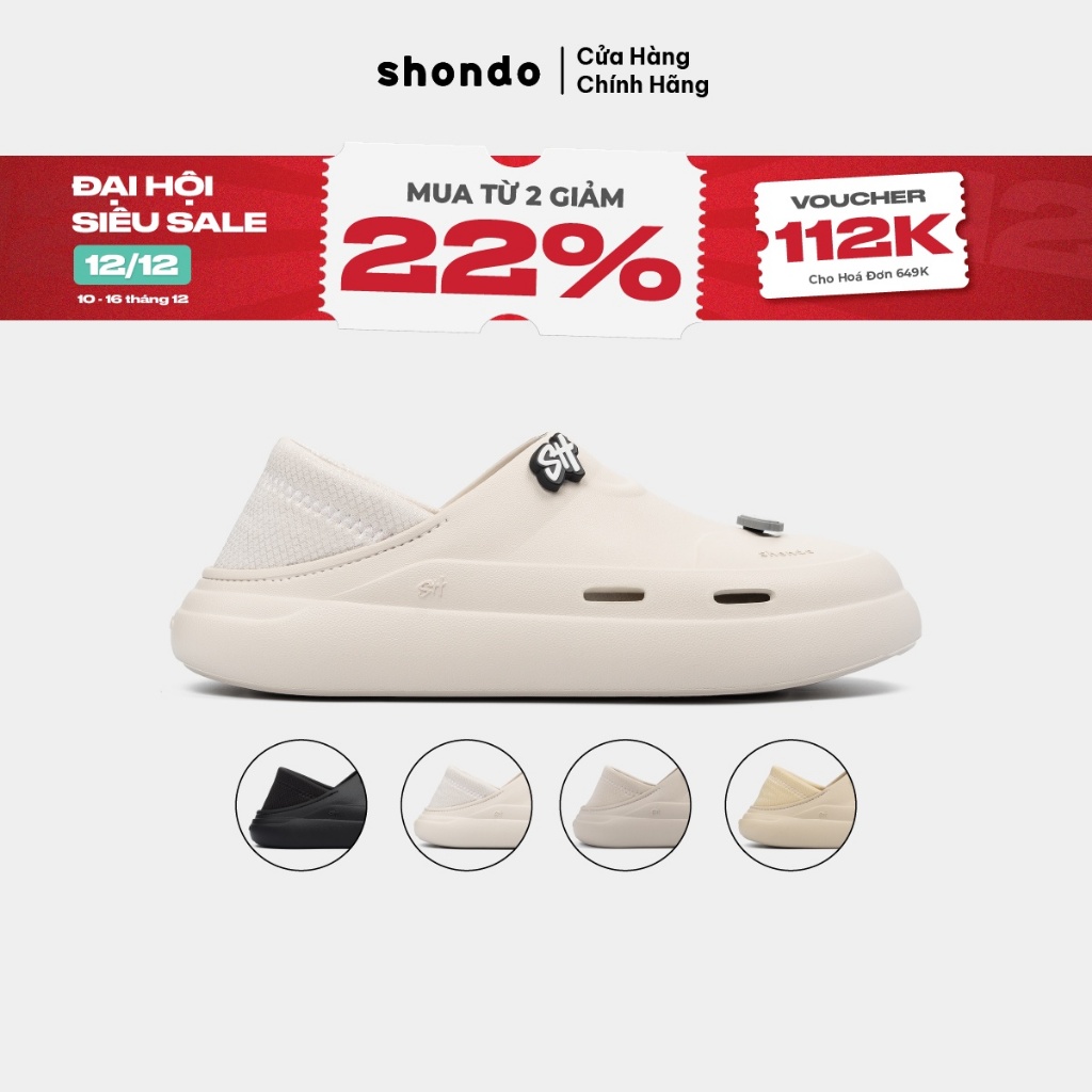  Giày Sneaker Class 3 Không Cột Dây Shondo Nhiều Màu 