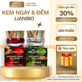  Kem Dưỡng Da LIANIBO Ngày và Đêm Mẫu Mới - Kem Dưỡng Trắng Da Mờ Nám Giảm Thâm Mụn 18Gr 