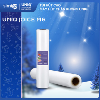  Túi hút chân không UNIQ túi bảo quản thực phẩm,1 mặt nhám cao cấp dạng cuộn 5m nhiều kích thước 