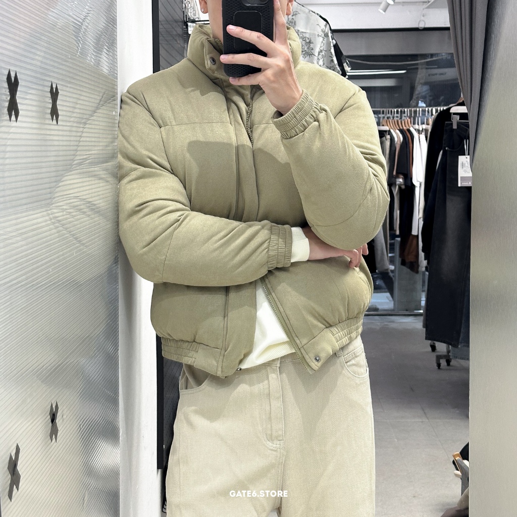 Áo khoác phao HL dạ, áo phao béo 2 lớp 5109 - GATE6 - 5503