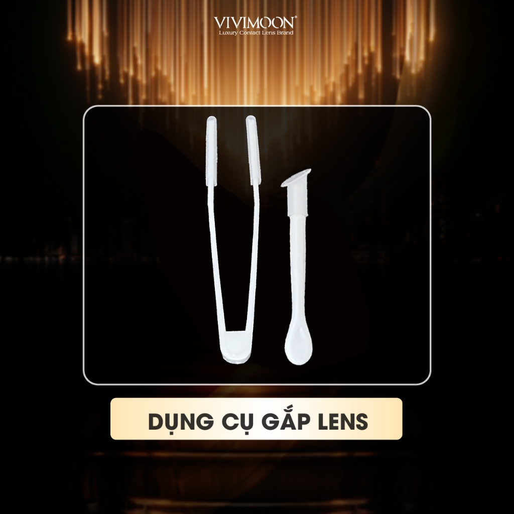 Dụng cụ gắp VIVIMOON LENS đeo kính áp tròng giao màu ngẫu nhiên