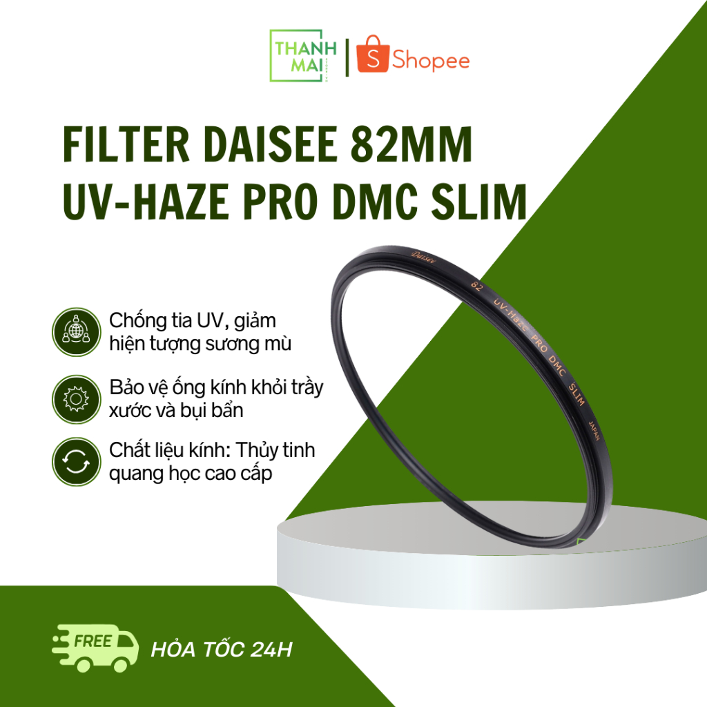 Filter Daisee 82mm UV-Haze Pro DMC SLIM