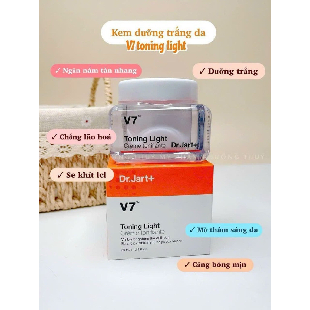 Dr.Jart+ V7 Toning Light hoặc Dr.Jart+ V7 Toning Bright Cream