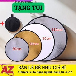  Tấm Hắt Sáng 2in1 Tròn Miếng Hắt Sáng 2 Trong 1 Chụp Ảnh Chuyên Nghiệp 