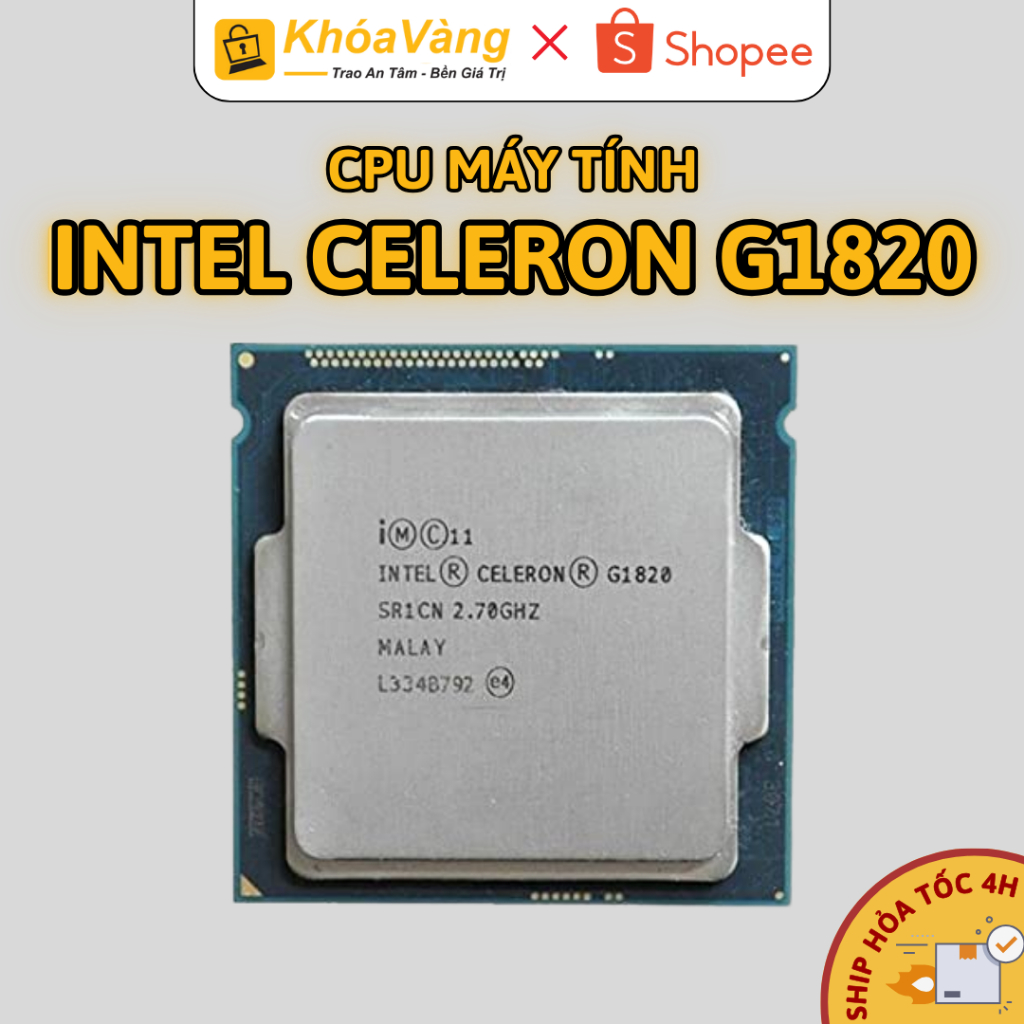 Chip|CPU Intel Celeron G1820 2C/2T 2.70GHz 2M Cache - Haswell | Bảo hành 6 tháng - 1 đổi 1