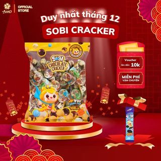  Bánh Cracker Socola Sobi Original 1kg – Đồ Ăn Vặt Ngon Giòn Cho Bé & Gia Đình 