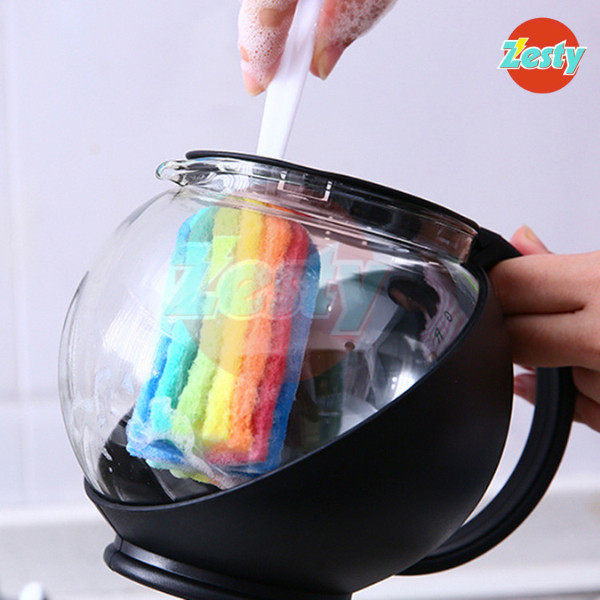 5 Cọ Rửa Bình Cầu Vồng Cọ Vệ Sinh Cốc Nước Chổi Làm Sạch Bình Nhựa Cọ Rửa Bình Sữa Bùi Nhùi Rửa Ly