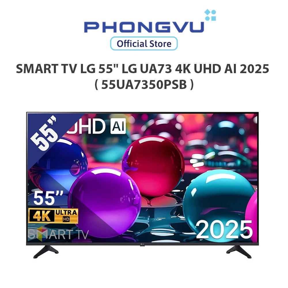 [Shopee Lắp Đặt 0Đ HN HCM] Smart TV LG 55 inch - 4K UHD - AI ThinQ - WebOS 2025 - Bảo hành 24 tháng