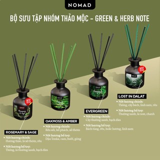 Tinh Dầu Thơm Phòng, Tán Hương Cắm Que Mây Nomad Reed Diffuser 140ml