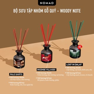 Tinh Dầu Thơm Phòng, Tán Hương Cắm Que Mây Nomad Reed Diffuser 140ml